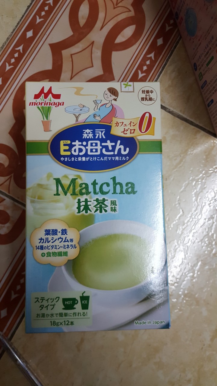 Sữa bầu Morinaga vị Trà Xanh (216g)